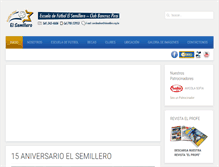 Tablet Screenshot of elsemillero.org.bo